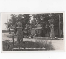 Donner's Silver Lake Cabins Wolverine Michigan c1925 RPPC
