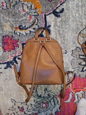 Michael Kors Emmy SCARLET Saffiano Leather Dome Backpack | eBay display picture 3