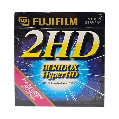 FUJIFILM 2HD | MF2HD 10 Disks Leerdisketten Double Sided MS-DOS | NEU & OVP