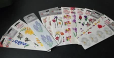 Mrs. Grossman Floral Stickers - New - YOU CHOOSE - Sealed 2-3 Sheets