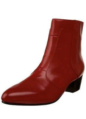 mens red dress boots