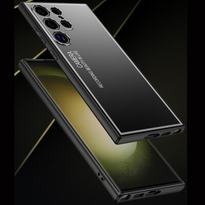 Metall Alu Hülle Für Samsung Galaxy S26 S25 S24 Ultra Handy Bumper Schutz Case