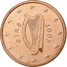 [#1221355] Irlanda -Éire, Euro Cent, 2005, Dublin, Acciaio placcato rame, SPL