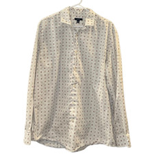 Alfani Mens Floral Button Down Dress Shirt Size XL