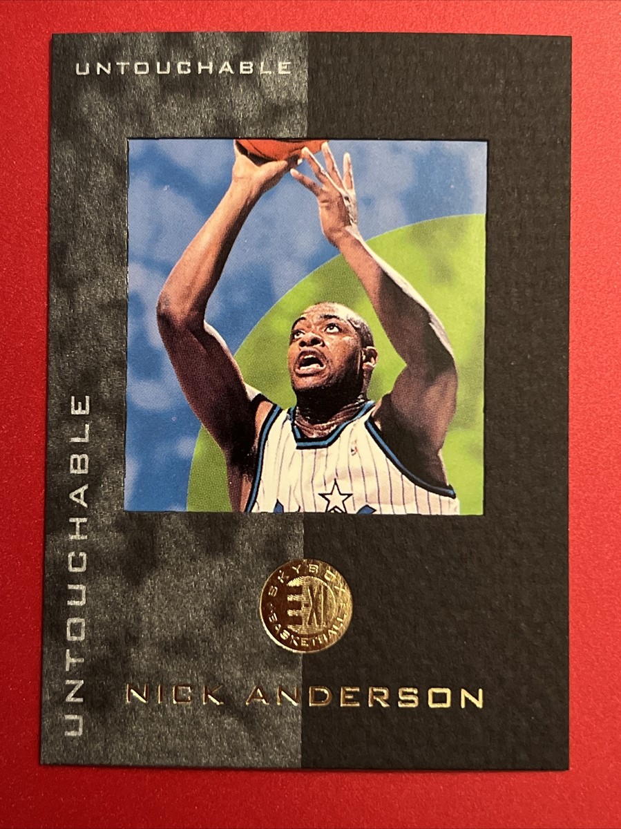 Friars Club playing card オールドデック未開封 1995-96 SkyBox E-XL Nick Anderson #96 Orlando Magic Basketball