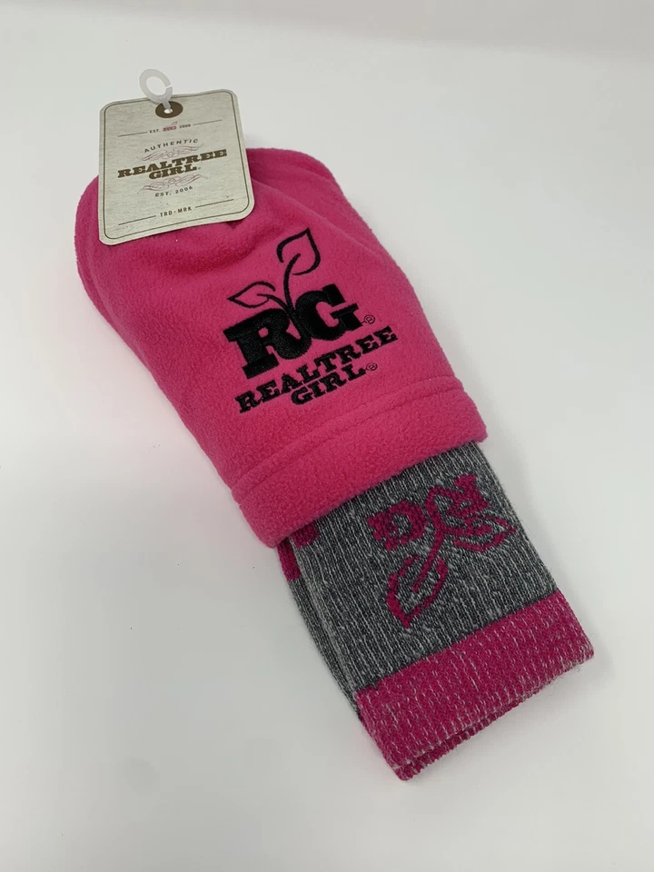 REALTREE Niña Exterior Bota Calcetines y Vellón Gorro Gorra/Sombrero Nuevo Con Etiquetas. Foto 2 de 2