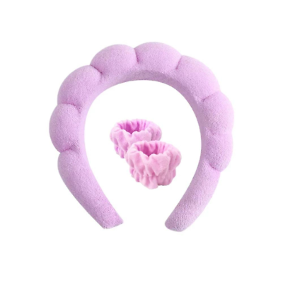 Sponge Spa Headbands Puffy Hair Band Makeup Bubble Terry Cloth Retro colorful Ha Sponge Spa Headbands Puffy Hair Band Makeup Bubble Terry Cloth Retro colorful Ha