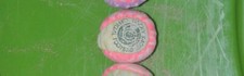 HACKY SACK----ONE BALL-USED-VINTAGE-PINK/NEON