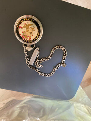 United States Marine Pocket Watch sterling silver