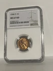 1946-S Lincoln Wheat Cent certified by NGC MS 67 RD Condition