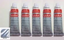 M00199x5 MOREZMORE 5 Tubes Amaco Rub 'n Buff SILVER LEAF Wax Metallic Finish