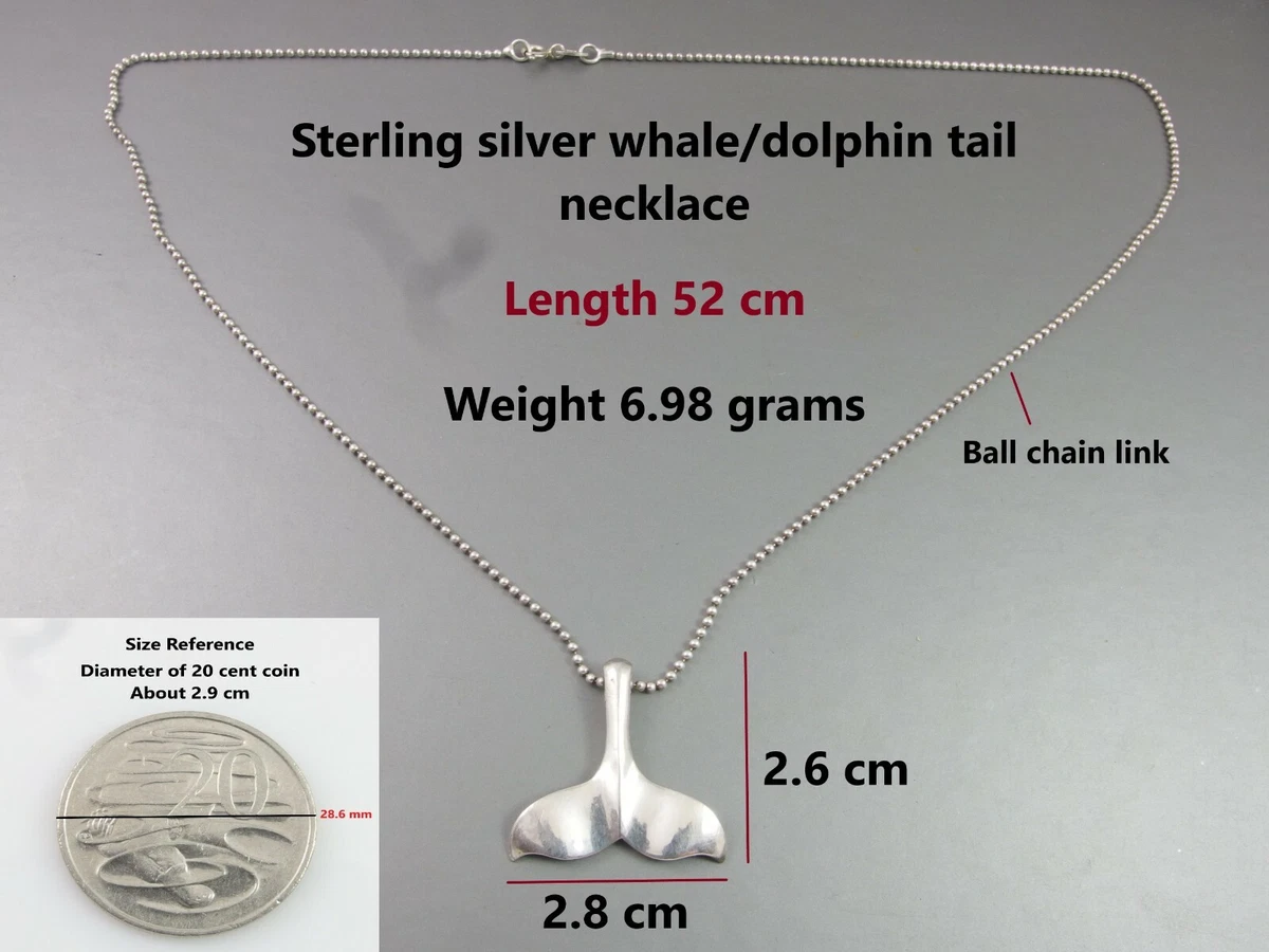 Dolphin tail shop necklace
