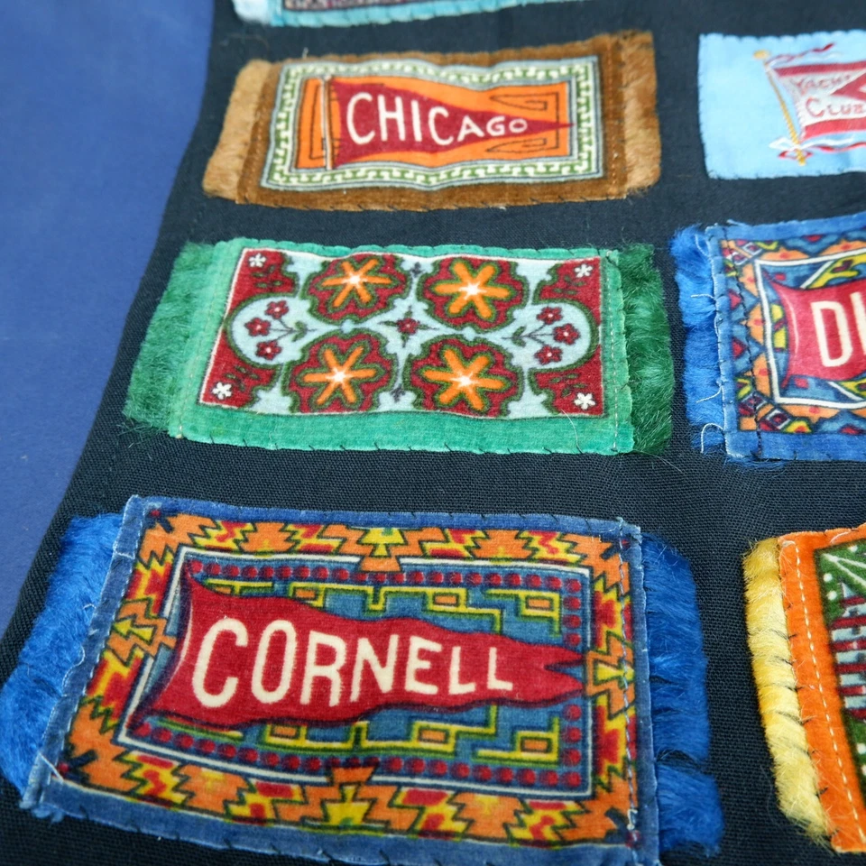 Funda Cornell Publicidad Almohada Universitaria Hecha a Mano De Colección Foto 4 de 4