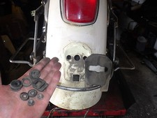 Honda 750 Shadow - Caoutchouc de garde boue AR