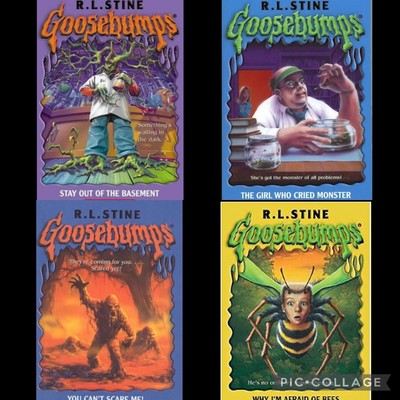 Goosebumps Series #2 #7 & #15-16 Classic Spooky Paperback Books *4* By R.L Stine