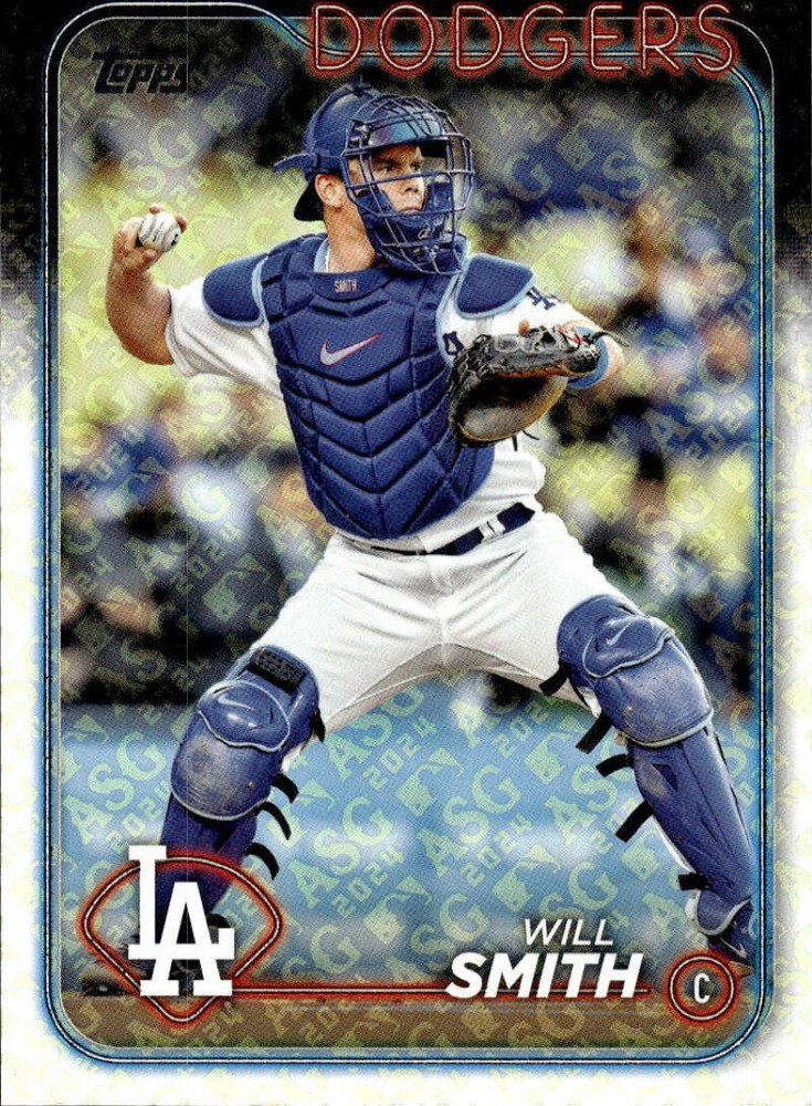Will Smith 2024 Topps All Star Game Foil Stamp #622 MLB Dodgers ID:113796