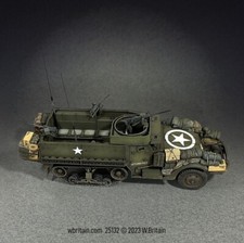 W Britain - M3A1 Half-track 9th Armored 27th Infantry, B Company 25132