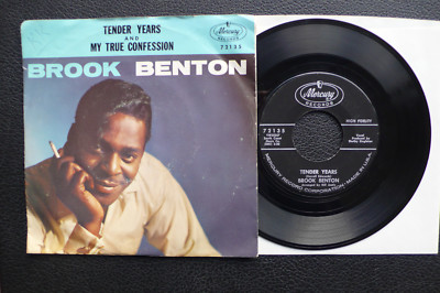 7'' Brook Benton - Tender Years/ My True Confession - USA Mercury w/ Pic