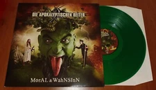 DIE APOKALYPTISCHEN REITER MORAL WAHNSINN LP *RARE* EU 1st PRESS GREEN VINYL New