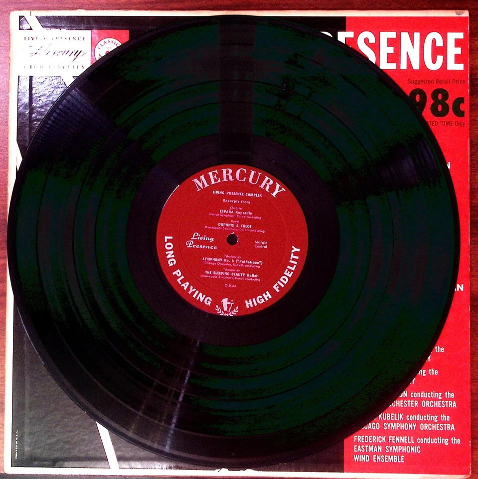 MERCURY RECORDS LIVING PRESENCE SAMPLER OLD-6 EXCELLENT VINYL LP 211-82 - Image 3 of 4