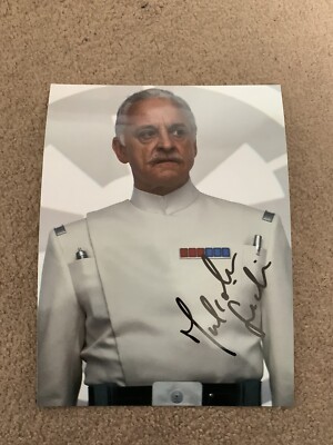 MALCOLM SINCLAIR signiertes 8x6 Andor Star Wars Foto - signiert in London