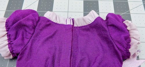 American Girl Emily Bennett Holiday Outfit Purple Dress Only Retired - Picture 8 of 12