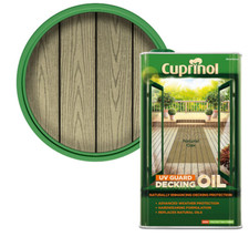 Cuprinol Uv Guard Decking Oil_Sml Exterior Woodcare, Natural Oak