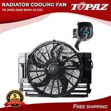 New A/C AC Blade Radiator Condenser Cooling Fan fit 00-06 BMW X5 E53 64546921381
