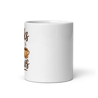 Books & Brews Mug  Cozy Coffee & Reading Lover's 2D Graphic Design | eBay