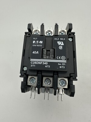 Eaton/ Cutler-Hammer C25DNF340B Definitive Purpose Contactor 