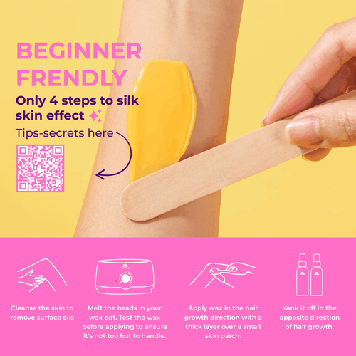 Wax Beans 1.76lbs Made in Italy Hard Wax Beads for Women and Men Hot Wax Yellow - Bild 4 von 6