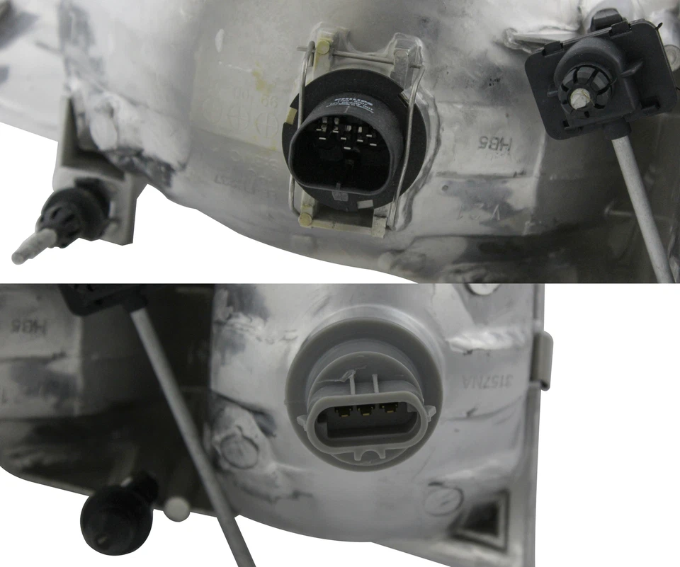 Juego de faros halógenos para Ford Windstar 1998 lado conductor y pasajero Foto 3 de 4