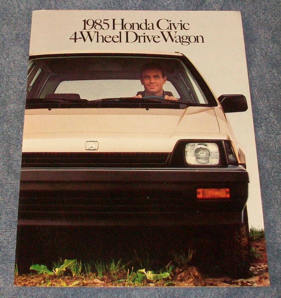 1985 Honda Civic 4-Wheel Drive Wagon Vintage Fold-Out Brochure | eBay