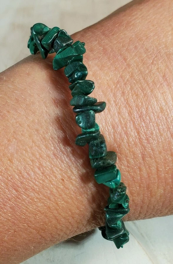 Green gemstone bracelet deals
