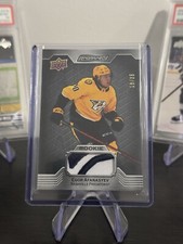 23-24 Engrained Ebony Memorabilia /35 Egor Afanasyev Rookie Patch Nashville