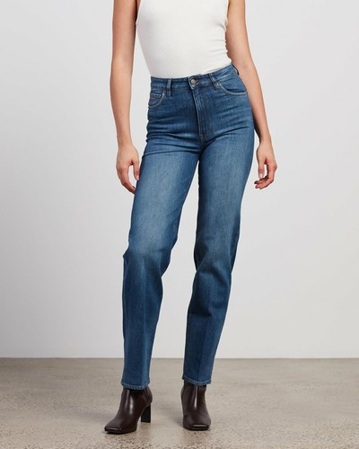 womens stretch jeans straight leg