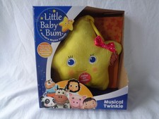 little baby bum musical cuddlers twinkle star plush