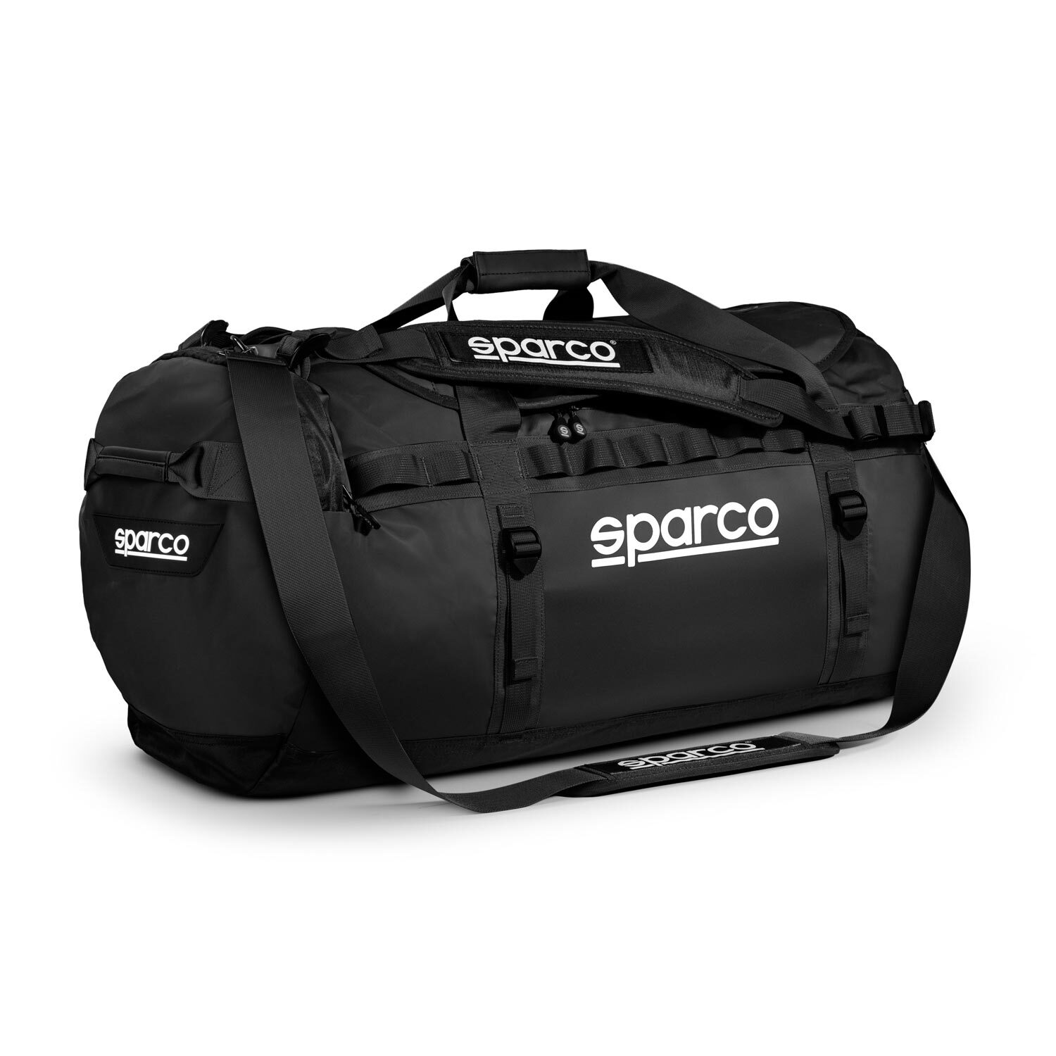 Borsone zaino Sparco Dakar Duffle Bag con tracolla 110 Lt blu nero rosso ✔