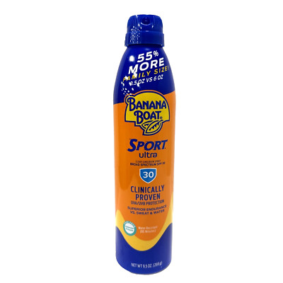 Banana Boat Ultra Sport Clear Sunscreen Spray SPF 30SPF 9.5 oz, FEB 2027