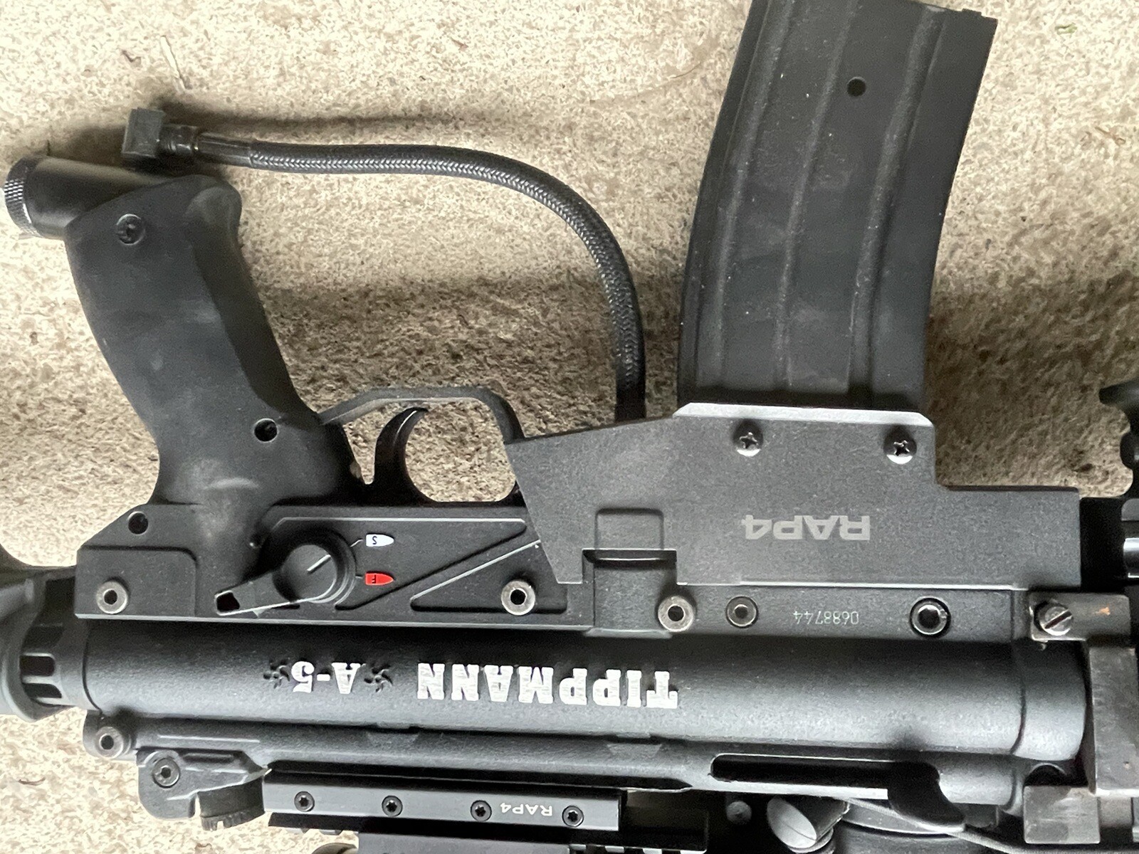 tippmann a5 paintball gun With Grenade Launcher eBay