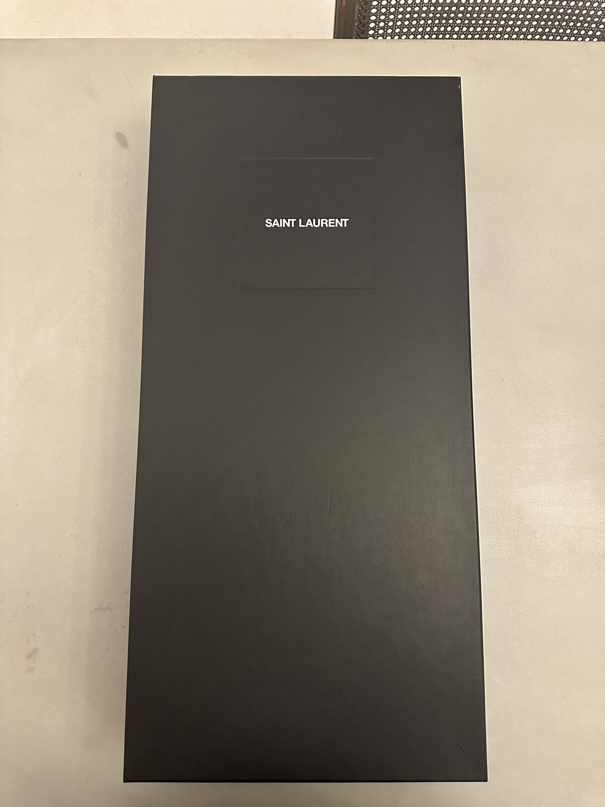 stivali alti saint laurent rossi