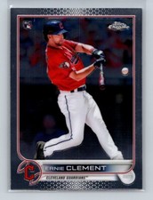 2022 TOPPS CHROME ROOKIE BASEBALL CARD - ERNIE CLEMENT RC. rookie card picture