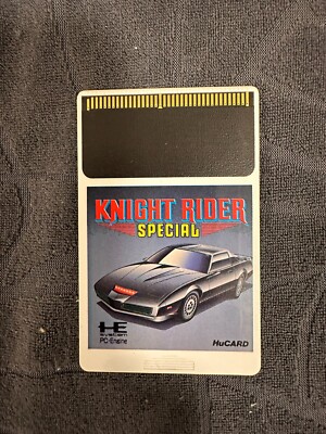 PC Engine Hu Card Game Night Rider Special From Japan Card Only Tested ...