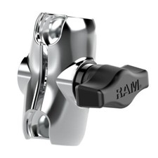 RAM 2.42" Double Socket Short Arm in Chrome - fits 1" Ball Bases RAM-B-201-ACHU