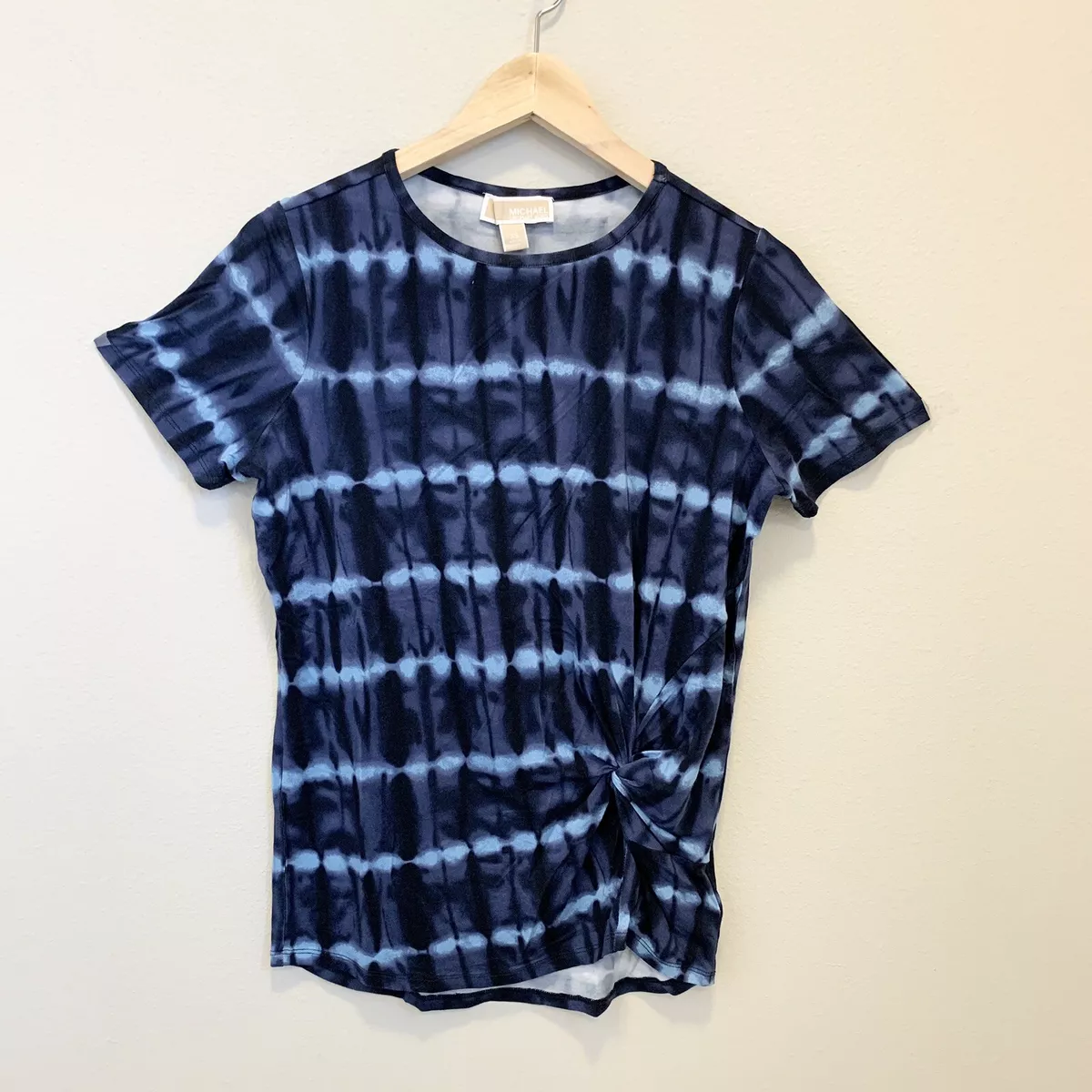 Michael kors t shirt womens navy online