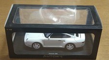AUTOart 1/18 Porsche 959 White Diecast Model Car Collectible