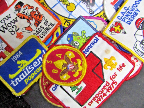 Vintage Lot Of Boy Scout Patches BSA - 40 varied patches - estate find (A - Picture 8 of 19