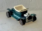 Hot Wheels Redline Hot Heap Aqua Triple Shot Bent Window