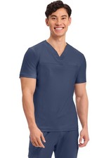 Cherokee Scrubs Form Men V Neck Top CK885 NAV Navy Free Ship