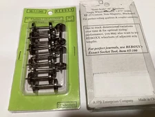 ReBoxx-3 36" HO Semi-scale wheels sets, 1.045" Axle Length, 12/ Pkg, NMRA RP-25